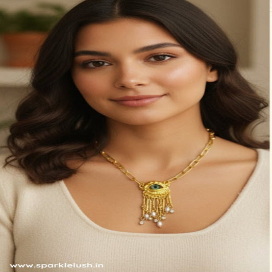 Celestial Eye Charm Necklace