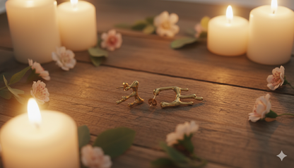 Melted Hot Earing 18KT Gold Color