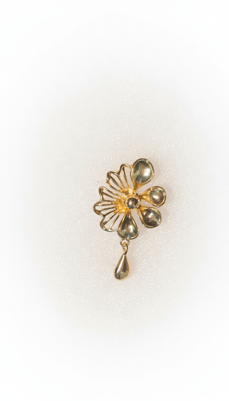 Disco Daisy 18KT gold Plated