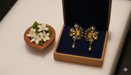 Disco Daisy 18KT gold Plated