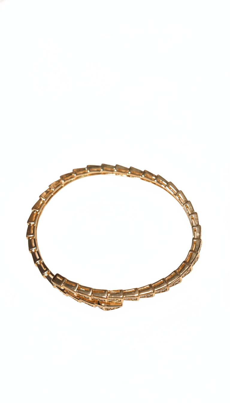 Venom Spark Diamond Bracelet 18kt Gold plated