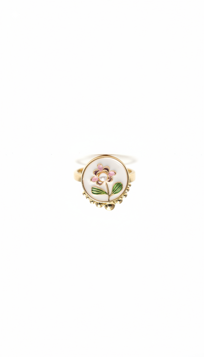 Lilly of The Lush Ring 18KT Gold Color