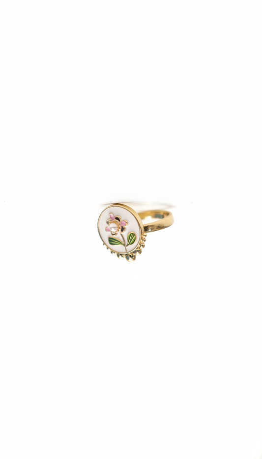 Lilly of The Lush Ring 18KT Gold Color