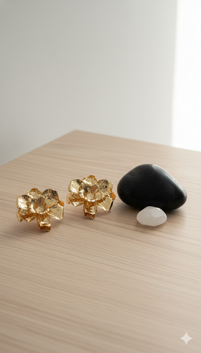 Flora Flex Earrings in 18KT gold Plated