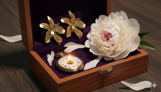 Opulent Flora Matte 18KT gold Plated