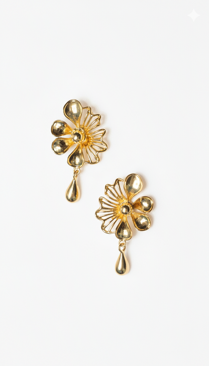 Disco Daisy 18KT gold Plated