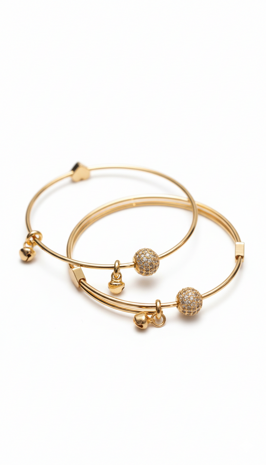 Gen Z Bangles 18kt Gold plated