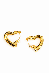 Luv Hoops earing 18KT Gold Color