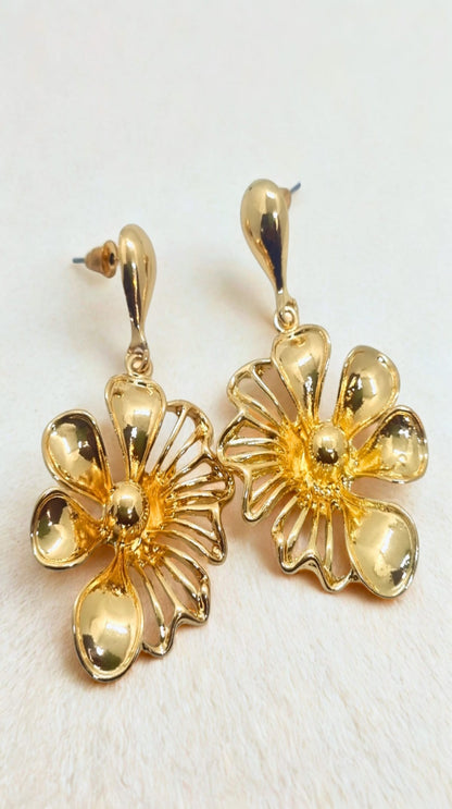 Disco Daisy 18KT gold Plated