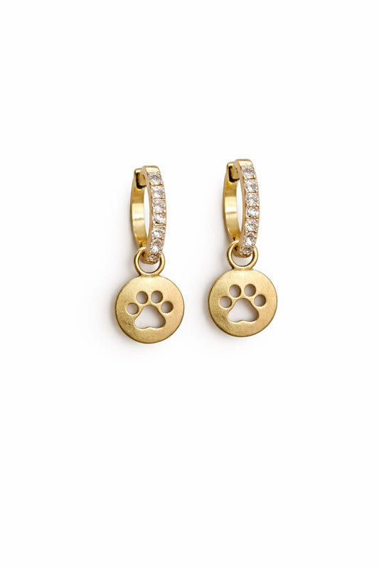Pawluxe Charm Huggie Earrings Combo – 18KT Gold Plated