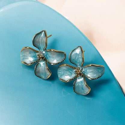 Frosted Flora Earrings
