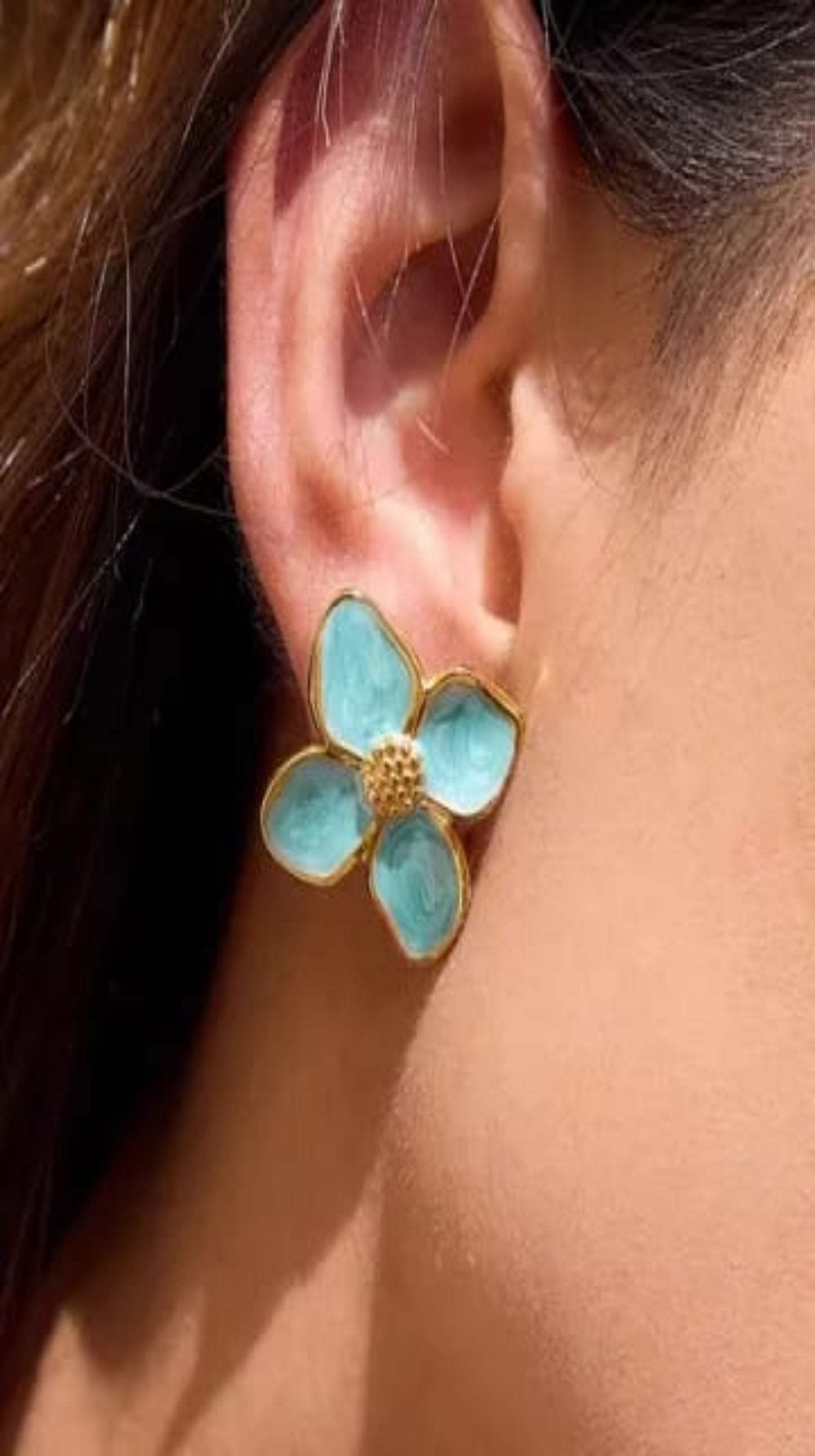 Frosted Flora Earrings