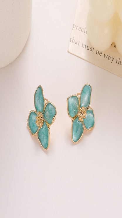 Frosted Flora Earrings